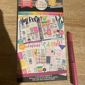 Happy planner sticker book